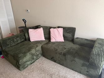 Two piece couch sofa set