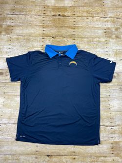 Los Angeles Chargers Nike NFL On Field Dri-Fit Polo Men's Blue Size XL