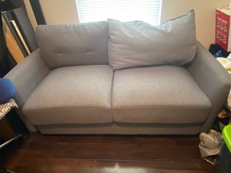 Gray Loveseat Couch