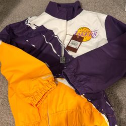 NBA Paintbrush Windbreaker Lakers BRAND NEW