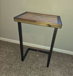 World Market Industrial Side Table