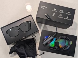 RayNeo Air 2 AR Smart Glasses: 201" 1080p 120Hz 600nits Micro OLED Display