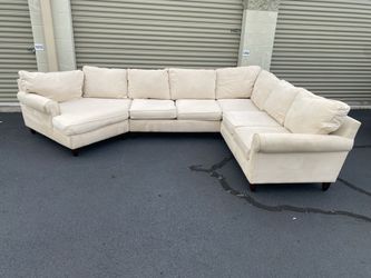 Havertys sectional with deals cuddler