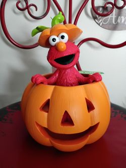 Sesame Street Elmo Pumpkin Halloween Decoration