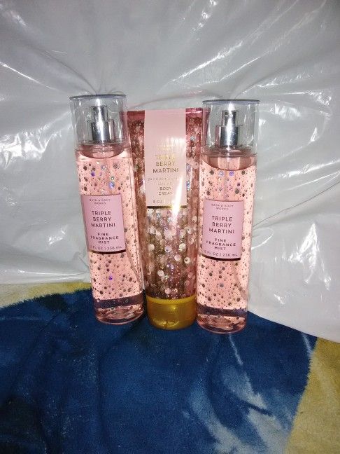 Bath and Body Works Triple Berry Martini Set!