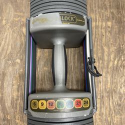 Functional Classic Power Block Adjustable Dumbbell - Up to 25 Pounds