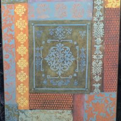 Stunning Graphic Wood Wall Hanging