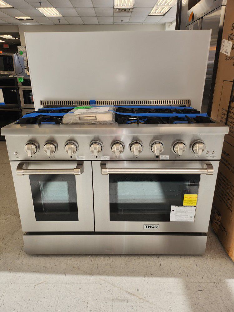 New Scratch And Dent Thor Dual Fuel Range 48" W Stainless Steel 