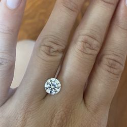 2 Carat d Color Moissanite Diamond Stone