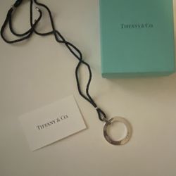 Tiffany & Co Rope Disk Necklace 