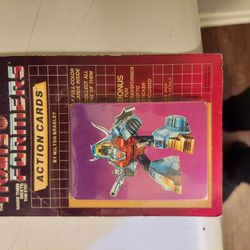 1985 SERIES 1 TRANSFORMERS  PLAYING CARDS [UNOPENED]