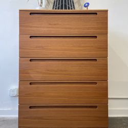 1970’s Danish Modern teak tall dresser
