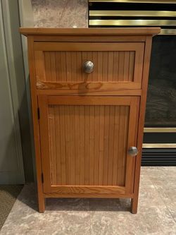Bamboo nightstand
