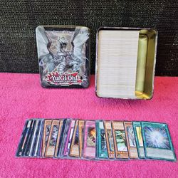 Yu-Gi-Oh Tempest, Dragon Ruler Of Storms Tin Metal Box With 500 Trading Cards