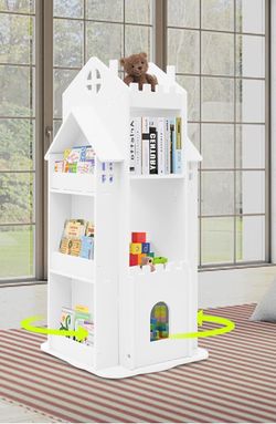 White Castle Kids Rotating Bookshelf
