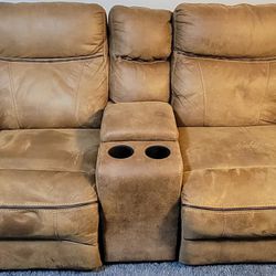 Power Loveseat And Couch Set