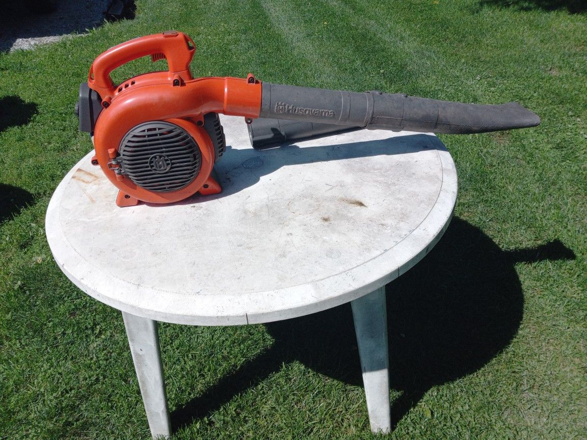 A Husqvarna Leaf Blower