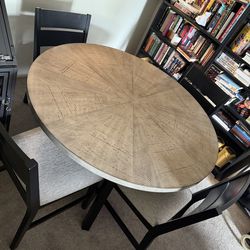 Dining Room Table Set - 4 Chairs Included
