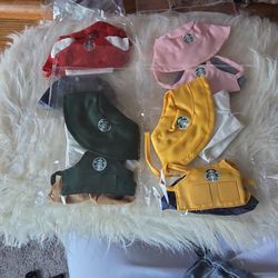 Labubu STARBUCKS UNIFORM 