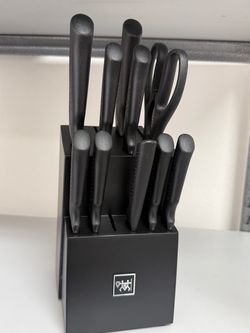 Henckels Black Knife Block Set