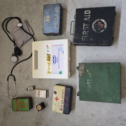 Vintage First Aid Kits And Supplies