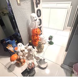 Halloween Decor Bundle – Adorable Ghost & Pumpkin Collection