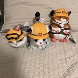 Yugioh Rescue Hamster and Rabbit Plushies