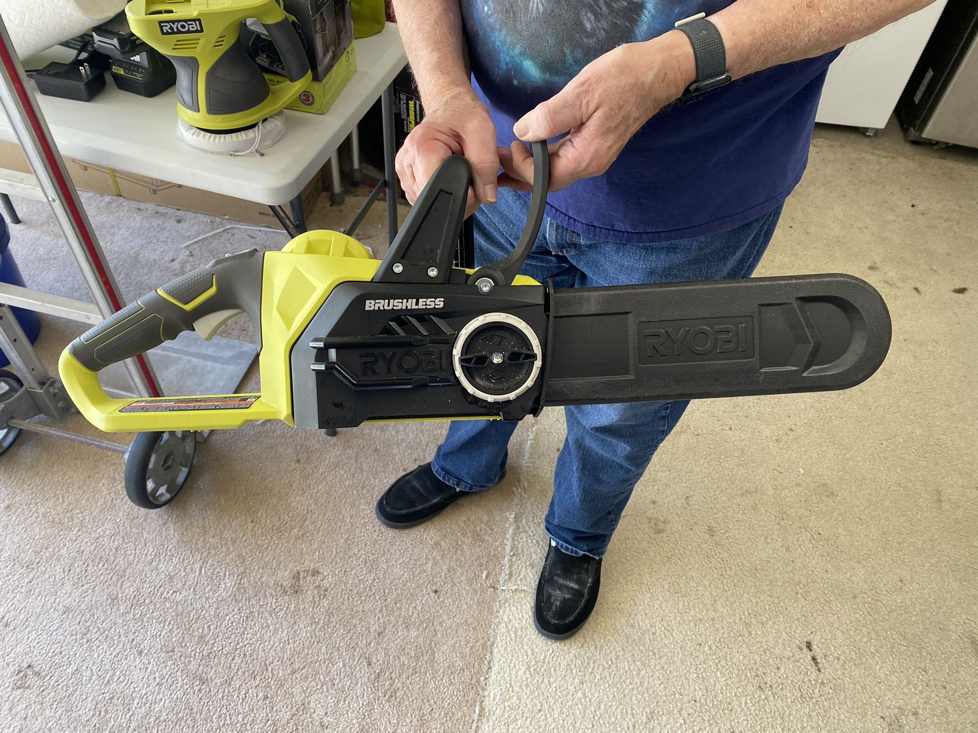 Ryobi 18 Volt Brushless Chainsaw