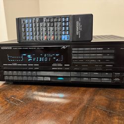 Vintage Kenwood KR-V77R AM/FM Stereo Receiver - 100WPC - Working with Remote RC-70