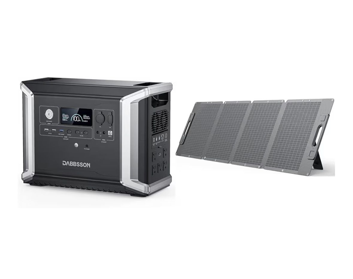 Dabbsson DBS2300 Portable Power Station with 210W Solar Panel