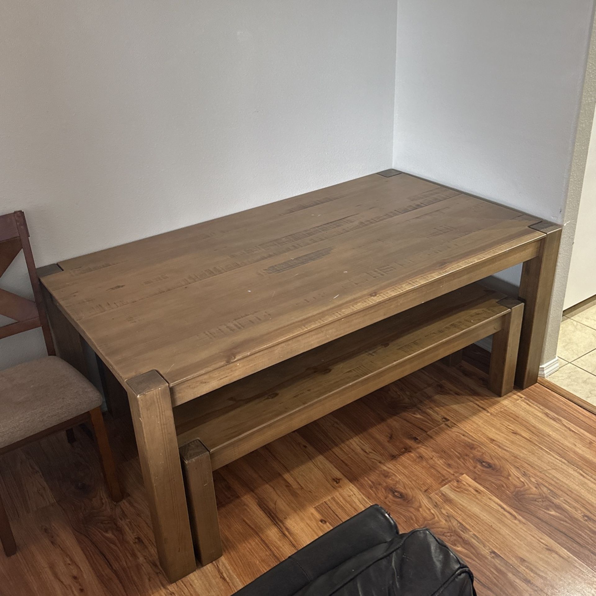 Treated Wood Table
