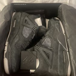 Jordan 4 Black Kaws 
