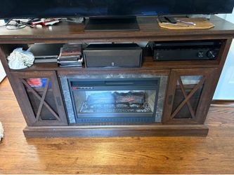Electric Fireplace and TV Stand