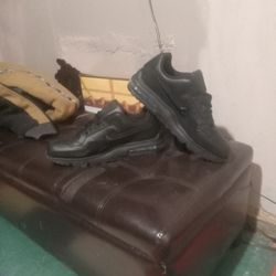 Nike Air Max LTD 3 Shoes "Limited" Triple Black 687977-020 Men's Sz 13 Sneakers