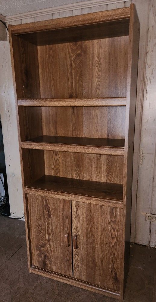 Bookcase With Doors For Storage
