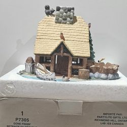 "Gone Fishin'" Hand-Painted Collectible