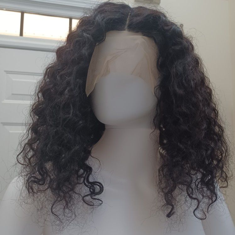 Deep Wave  Lace Front 12 Inch Wig