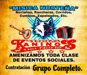 MÚSICA NORTEÑA PARA TODA OCASIÓN, PRECIO ACCESIBLE, CONTACTO PARA MÁS INFORMACIÓN.