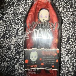 Mezco Hot Topic Exclusive Living Dead Doll Tragedy In Factory Sealed Coffin.  
