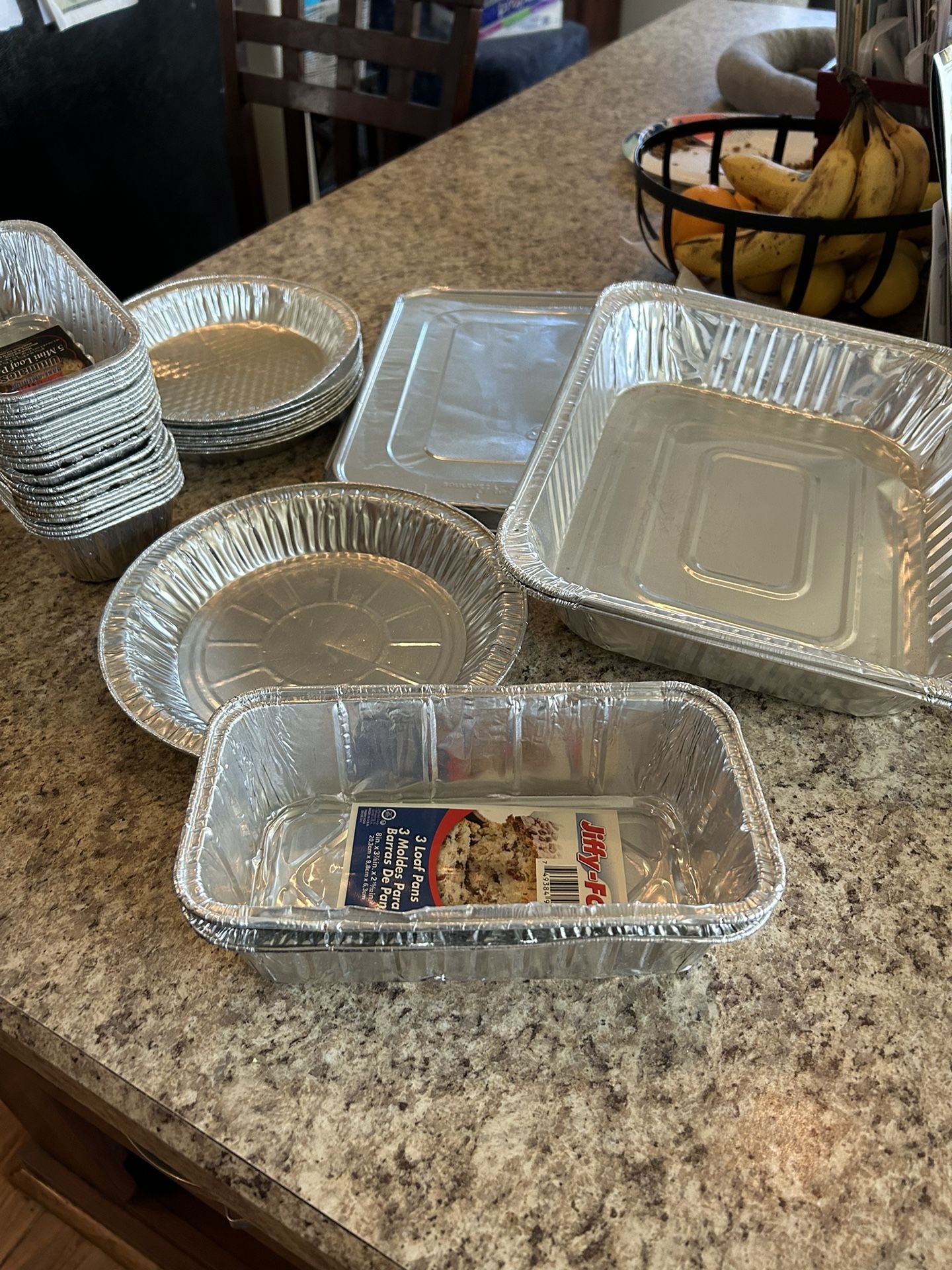 Assorted Aluminum Trays