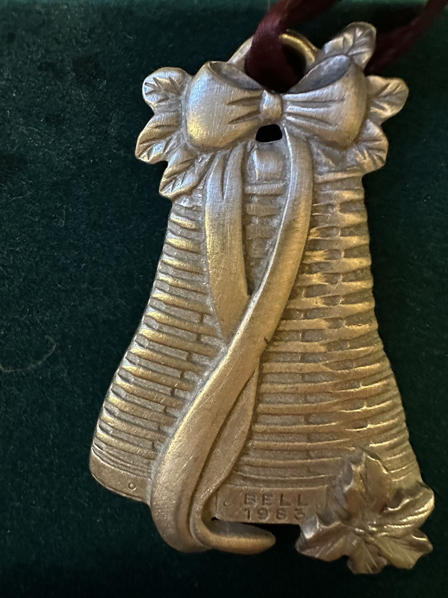 Longaberger 1983 Bell Christmas Ornament