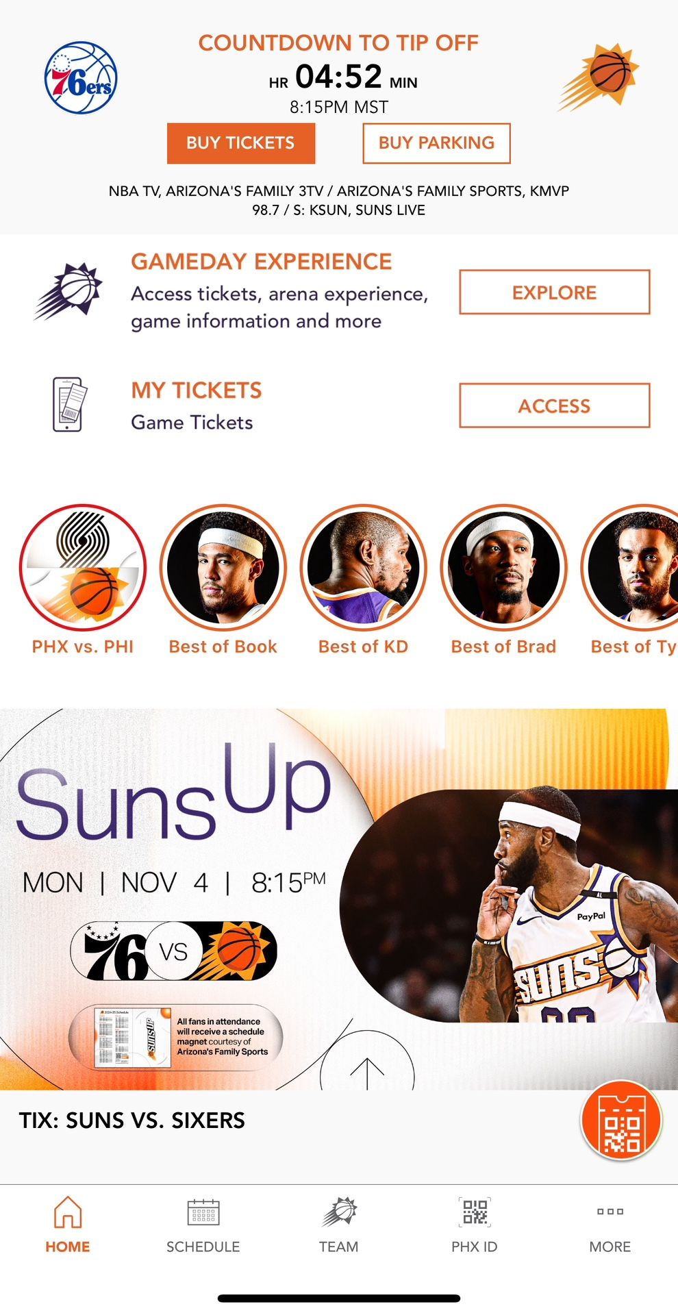Suns Game