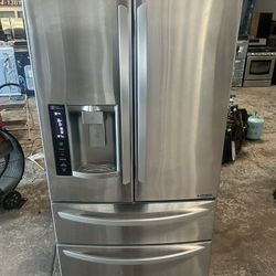 LG French Door Refrigerator – Stainless Steel – New Compressor Installed