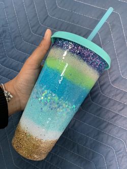 Sunset Beach Theme Color Changing Cup