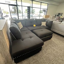 Black Sofa Couch 