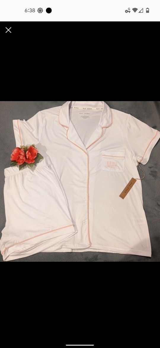 Rae Dunn Bride PJ set