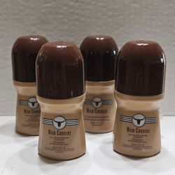 Avon Wild Country Deodorant Roll-On Antiperspirant 2005 Lot of 4 Set NOS NEW / 1.7 oz Each, Pack of 4