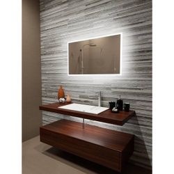 Backlit 40” X 24” Frameless LED Vanity Mirror