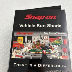 New Opened Once Snap-On Sun Shade “Dog Daze Of Summer”