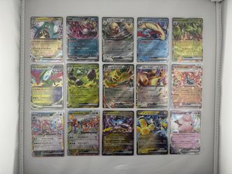 Pokemon TCG Assorted Japanese EX RR Cards Lot Of 15 All NM